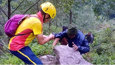 भारी बारिश केदारनाथ