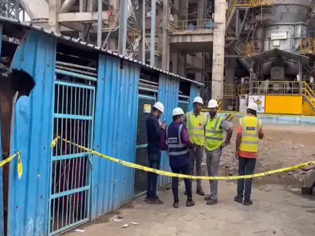 cement factory accident