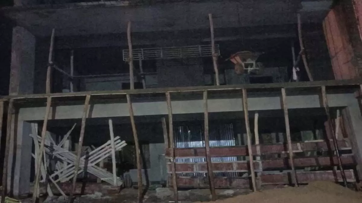 मजदूर की दर्दनाक मौत