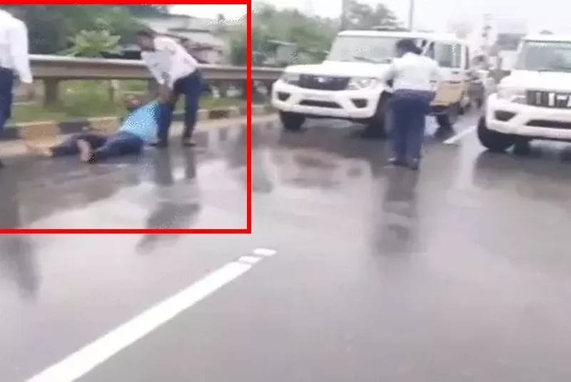 NH-30 पर शराबी