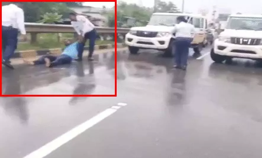 NH-30 पर शराबी