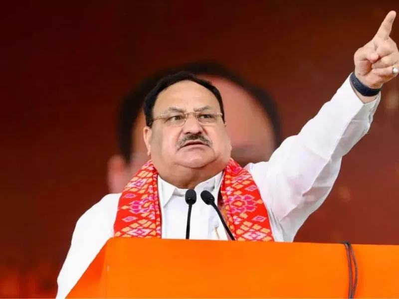 रायपुर में जेपी नड्डा