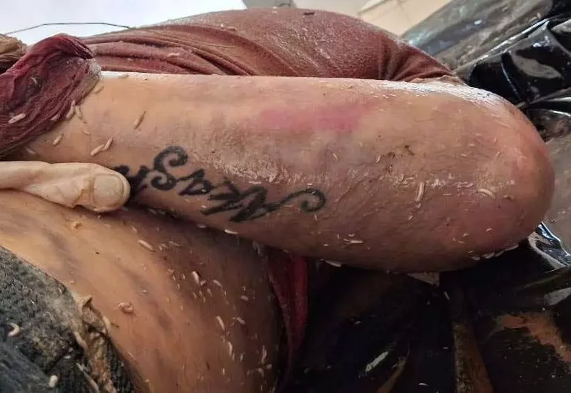 नाले में