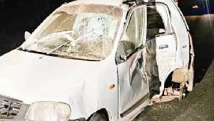 सड़क हादसे में