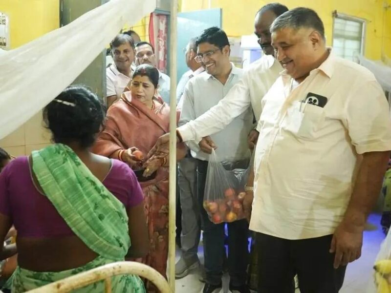 सेवा पखवाड़ा में स्वास्थ्य निरीक्षण