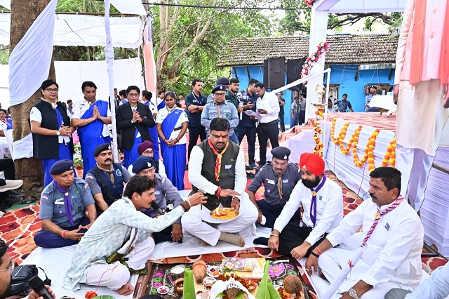 मुख्यालय भवन का भूमि पूजन