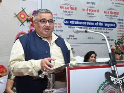 छत्तीसगढ़ राजभाषा दिवस के अवसर पर संस्कृति विभाग के ऑडिटोरियम में