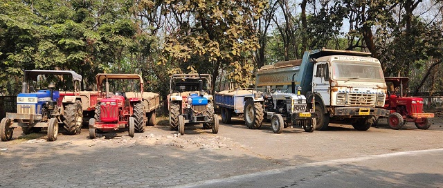 अवैध रेत उत्खनन