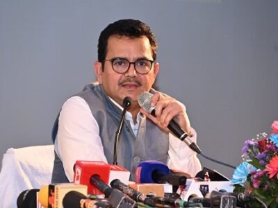 सचिव खनिज संसाधन विभाग छत्तीसगढ़ शासन श्री पी. दयानंद की पत्रकार वार्ता