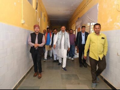 स्वास्थ्य मंत्री श्री श्याम बिहारी जायसवाल ने सामुदायिक स्वास्थ्य केन्द्र औचक निरीक्षण