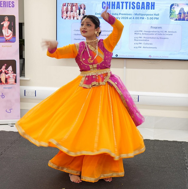 डबलिन में छत्तीसगढ़ की लोकसंस्कृति