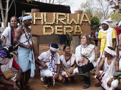 बस्तर की सुदूर वादियों में पहुंचीं संयुक्त राष्ट्र की विशेषज्ञ, चखा मंडिया पेज और कलम भाजी का स्वाद