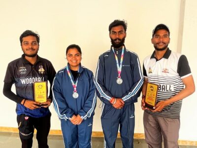 सरगुजा जिला वुडबॉल संघ के खिलाड़ियों का राष्ट्रीय मंच पर जलवा, जीते सिल्वर मेडल