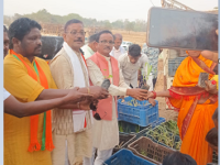 मुख्यमंत्री श्री साय के जन्मदिवस पर पादप बोर्ड द्वारा 2100 औषधीय पौधों का वितरण