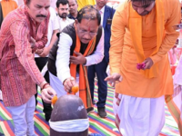 नीलकंठेश्वर महादेव मंदिर के प्राण-प्रतिष्ठा समारोह में मुख्यमंत्री श्री विष्णु देव साय हुए शामिल