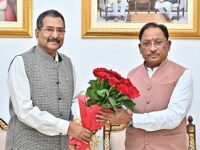 मुख्यमंत्री श्री विष्णु देव साय से छत्तीसगढ़ राज्य पुलिस जवाबदेही ने की सौजन्य भेंट