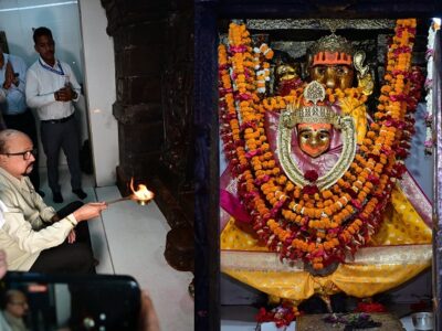 राज्यपाल ने माँ महामाया का दर्शन कर छत्तीसगढ़ की सुख-समृद्धि, खुशहाली की कामना की