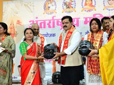 मैं भारत हूं”थीम पर भव्य बाइक-स्कूटी रैली, गोल्डन बुक ऑफ वर्ल्ड रिकॉर्ड में दर्ज