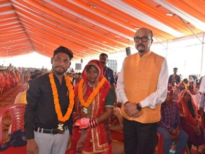 सामूहिक विवाह कार्यक्रम में शामिल हुए राज्यपाल