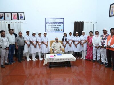 राज्यपाल से रेडक्रॉस प्रतिनिधियों ने की सौहार्दपूर्ण भेंट