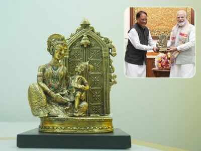 सीएम साय ने पीएम मोदी को ‘माता कौशल्या के राम’ भेंट किए