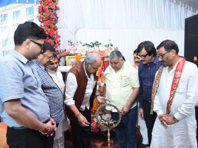 मंत्री राजेश अग्रवाल ने किया ‘श्री अग्रोहा पैलेस’ का भूमिपूजन