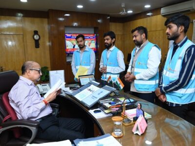 राज्यपाल श्री डेका से फिल परमार्थ आश्रम के संस्थापक ने की भेंट