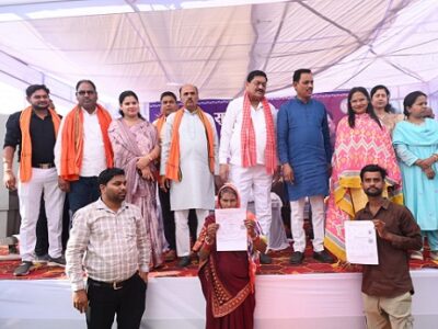मोहतरा समाधान शिविर में 834 आवेदन, 246 मामलों का तत्काल निराकरण
