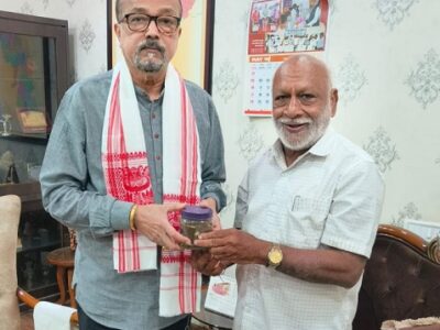 छत्तीसगढ़ चाय व्यापारी संघ के उपाध्यक्ष ने राज्यपाल से की सौजन्य भेंट