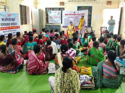 बाल विवाह मुक्त छत्तीसगढ़ अभियान के तहत महिलाओं को किया जागरूक