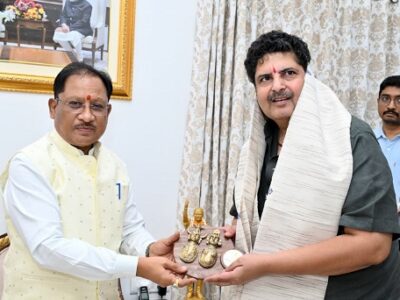 छत्तीसगढ़ कृषि मॉडल का अध्ययन करने पहुंचा महाराष्ट्र का दल