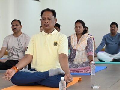 छत्तीसगढ़ में अंतर्राष्ट्रीय योग दिवस 2026 की तैयारियां तेज