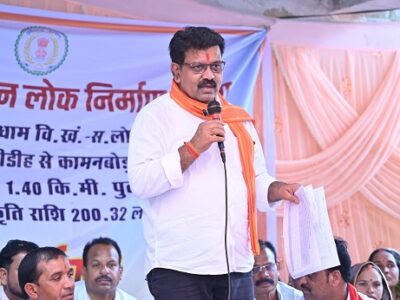 उप-मुख्यमंत्री ने दी सड़क की सौगात