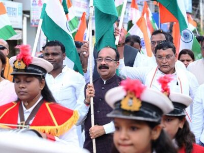 देशभक्ति के रंग में रंगा बिलासपुर! तिरंगा यात्रा में उमड़ा जनसैलाब,
