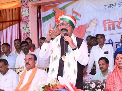तिरंगा यात्रा में शामिल हुए डिप्टी सीएम अरुण साव