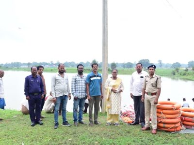 प्राकृतिक आपदा से बचाव को लेकर बम्हनी में किया गया माँक ड्रिल