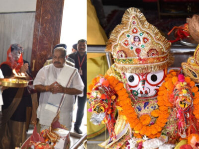 रक्षाबंधन पर राज्यपाल श्री रमेन डेका ने भगवान जगन्नाथ के दर्शन कर बांधा रक्षासूत्र