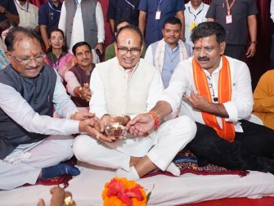 केंद्रीय मंत्री श्री शिवराज सिंह चौहान और मुख्यमंत्री श्री विष्णु देव साय
